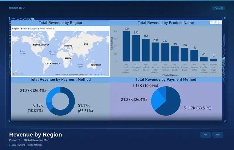 Revenue by Region — Global Revenue Map preview